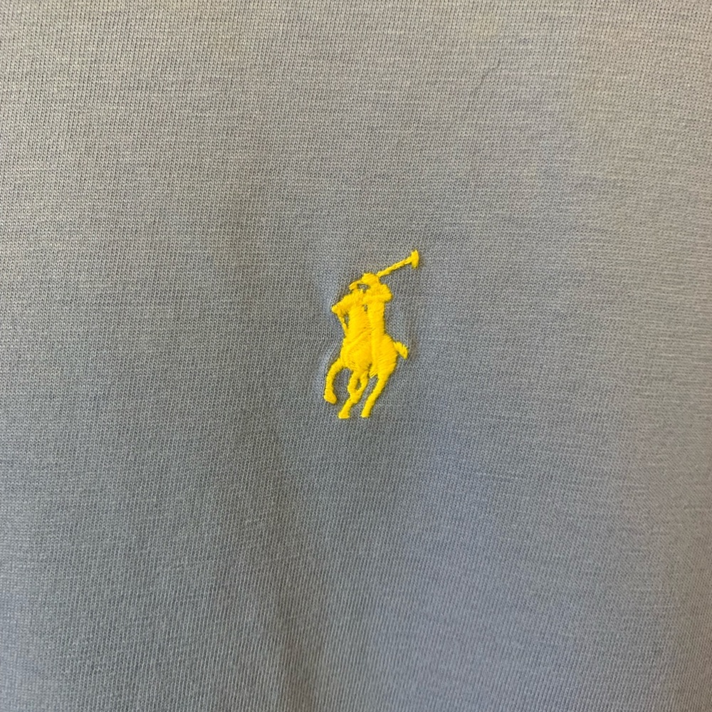 Blue Polo Cotton T-Shirt Size L - Picture 2 of 4